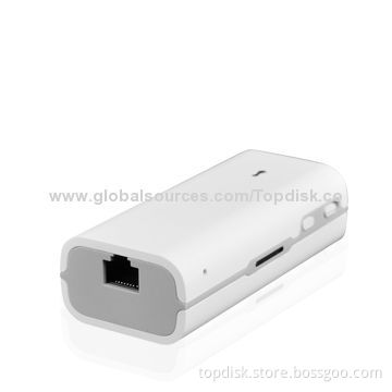Portable power bank cases for iPhone portable Wi-Fi router functionUSB micro USB RJ45 interface